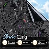 rabbitgoo 3D Blackout Window Film 44.5x200 cm Privacy UV Blocking view 4