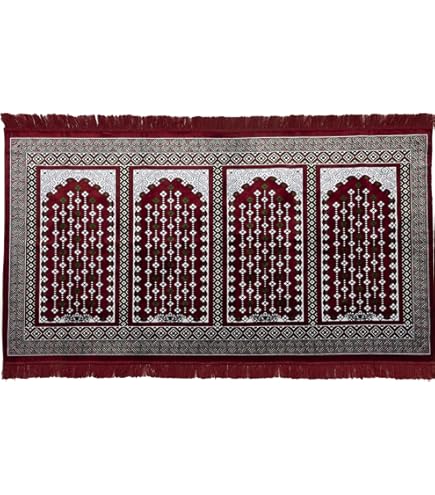 Amazon.com: Modefa Turkish Prayer Rug | Wide 8 Multi Person Velvet
