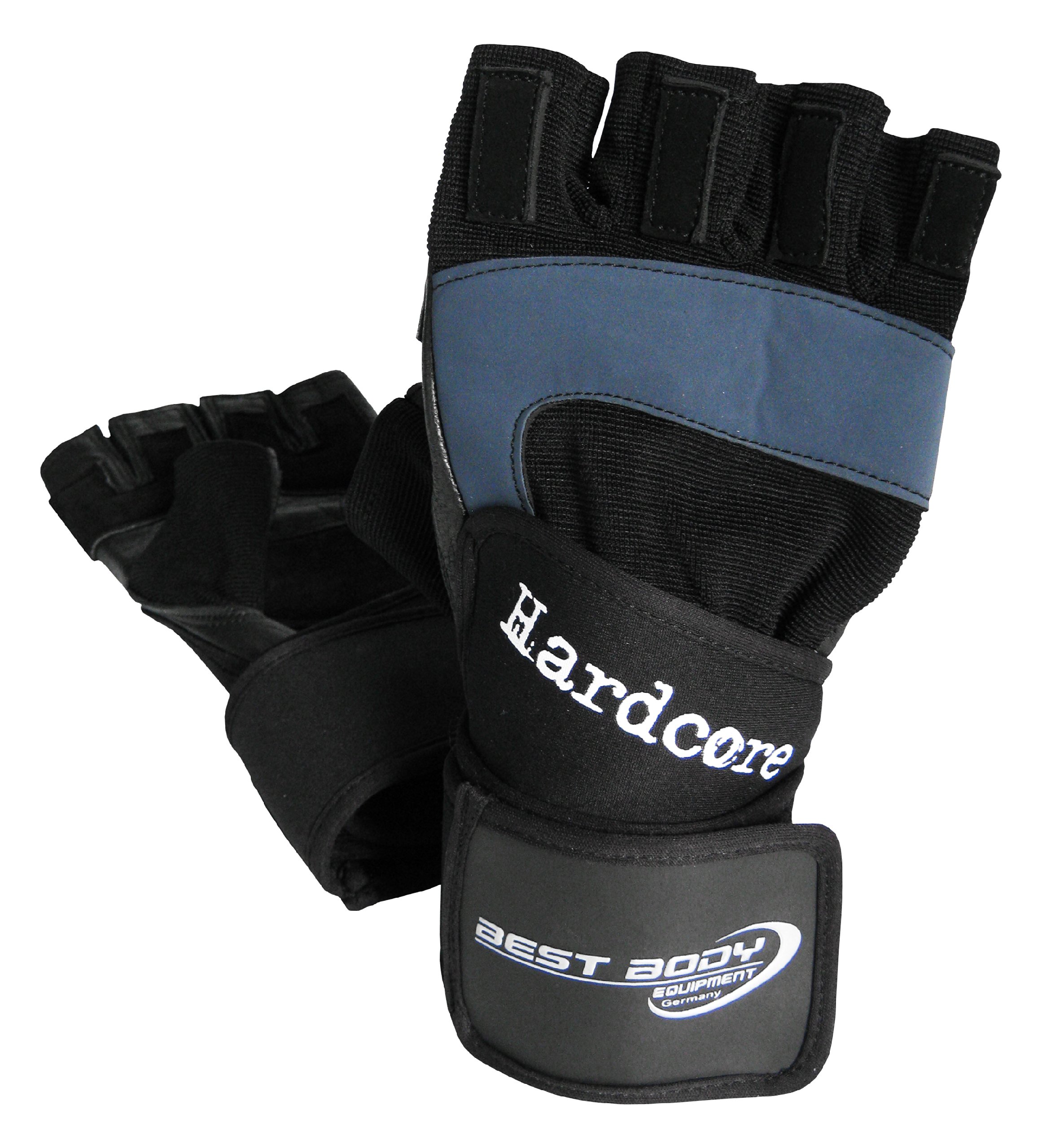 Best Body Nutrition Men's Hard Core Super Grip Glove - Black, X-Large