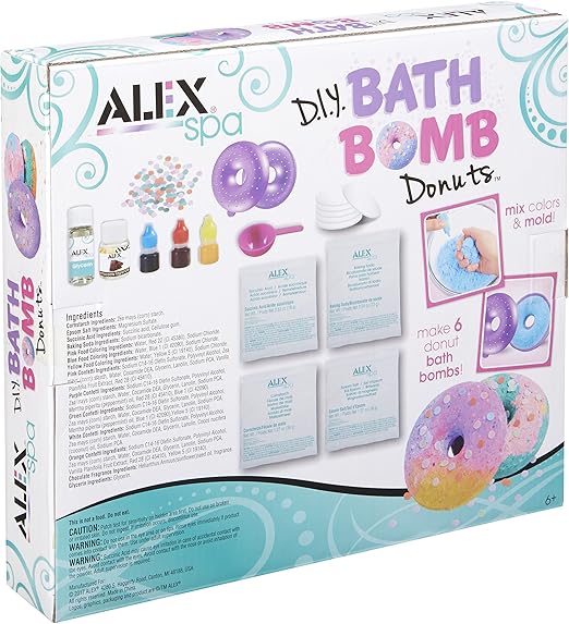 Donut bath bomb kit