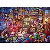 an Afternoon in The 80s Retro 1000-Piece Jigsaw Puzzle by Rachid Lotf | Brain Teaser Activity for Kids and Adults | 28 x 20 Inches
