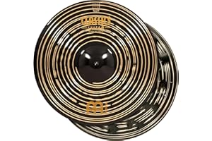 MEINL CYMBALS Classics Custom Heavy Dark 14" Hihats (pair) — MADE IN GERMANY — Great for Rock, Metal and Fusion, 2-YEAR WARRANTY