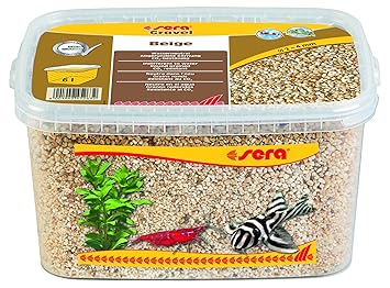 era Gravel Beige (Ø 2 - 4 mm) - beigefarbener Aquarienkies bzw. Naturkies für alle Aquarien - frei von Schadstoffen - geeigne