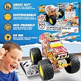BLADEZ Hot Wheels Make Your Own Monster Truck Art Set with Ramp view 6