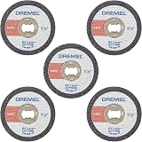 Dremel EZ476 1 1/2 Inch EZ Lock Rotary Tool Cut Off Wheels 5 Pack view 1
