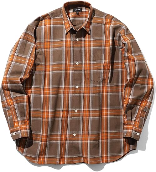 Amazon ビームス カジュアルシャツ チェック イージーフィット シャツ メンズ シャツ 通販