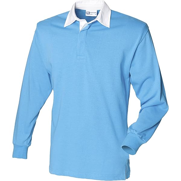 Amazon.com: Front Row Long Sleeve Plain Rugby Shirt Surf