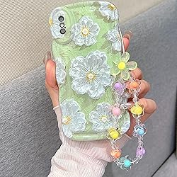 for iPhone X iPhone Xs Curly Wavy Case, Cute