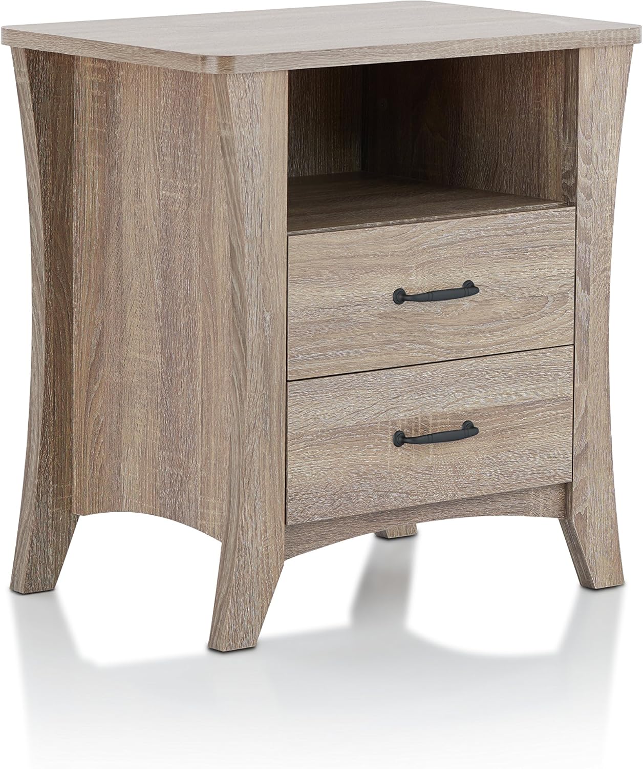 Amazon Com Acme Furniture Colt Nightstand Rustic Natural One Size Furniture Decor