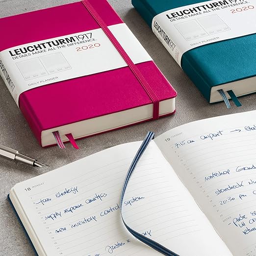 Agenda de 2020, tapa dura, A5, color baya, inglés: Amazon.es ...