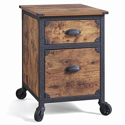 Amazon Com 2 Drawer Rustic Country File Cabinet 1 Piece Cabinet
