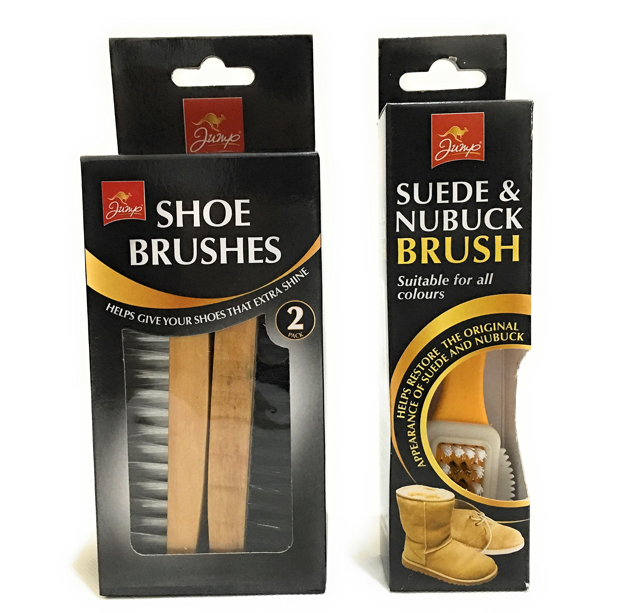 Pack Of 2 Wooden shoe Brush And Suede & Nubuck Brush For Restore To Original By Aliahs_best247