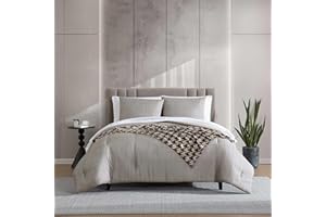 Kenneth Cole - Queen Bedding Set, Ultra-Soft Comforter with Matching Bed Sheets, Pillowcases, & Plush Throw, 8 Piece Bed Set 