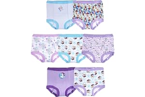 Disney girls Frozen Toddler Girls 7-pk Potty Training Pants With Success Tracking Chart and Stickers Sizes 2t, 3t, 4t