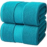 Infinitee Xclusives Jumbo Bath Sheets Towels for Adults – 600 GSM (35X70 Inches)– 100% Ring Spun Cotton, Soft and Absorbent Large Bath Towels for Bathroom