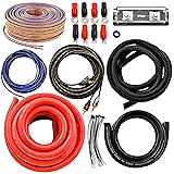 Car Audio 1/0 Gauge Flexible Wire & Cable Complete