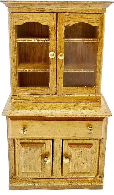 Doll House Furniture,Wood (Hutch): Toys 