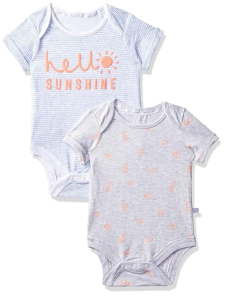 Baby Boys Regular fit Bodysuit (Pack of 2)