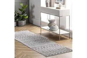 nuLOOM Moroccan Blythe Runner Rug, 2' x 6', Dark Grey