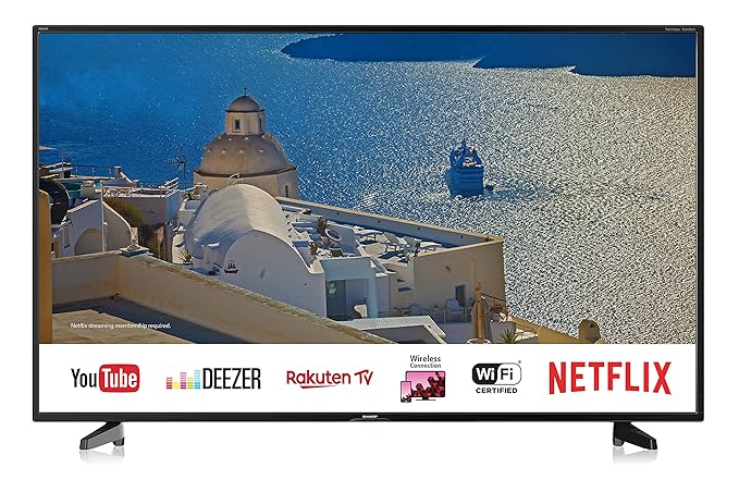 title=Sharp Aquos LC-50UI7422E Smart TV da 50'' UHD 4K HDR , suono Harman Kardon