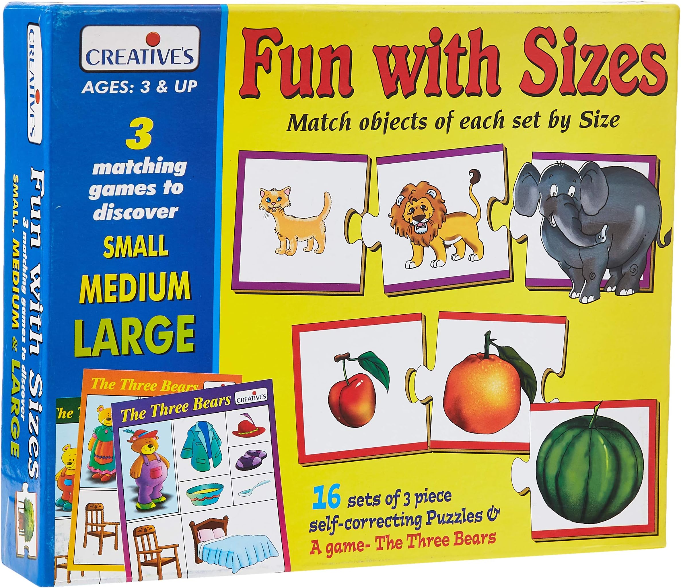 Creative'sFun With Sizes Puzzle -Match object of each set by size