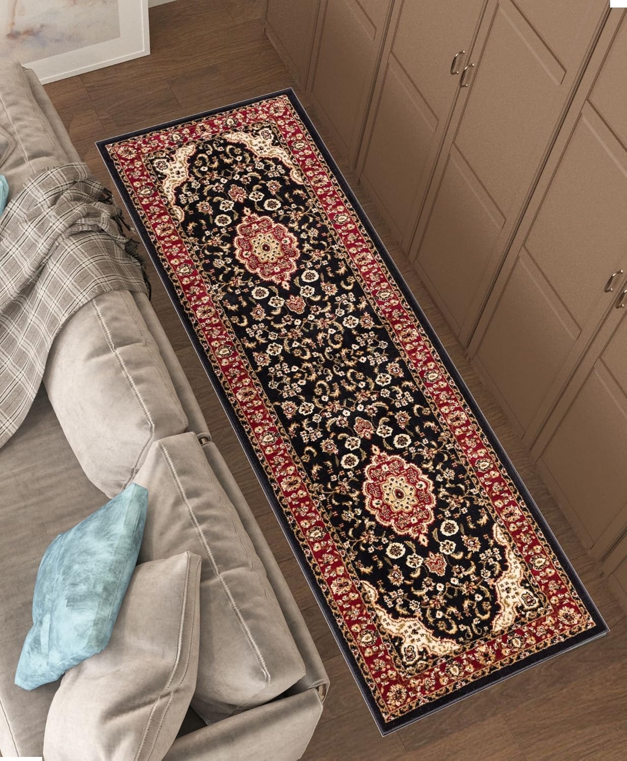 Best classic dark living room rug