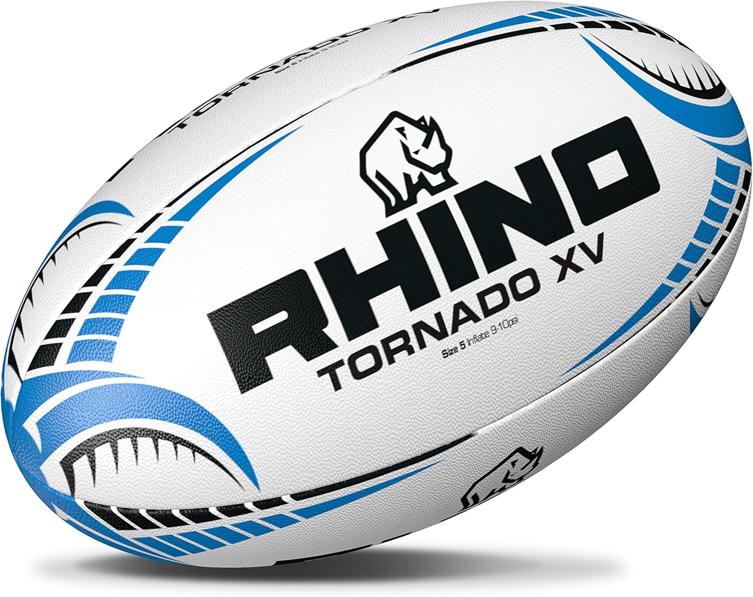 Rhino Tornado - Pelota de Rugby XV, Color Blanco, Color Blanc y ...