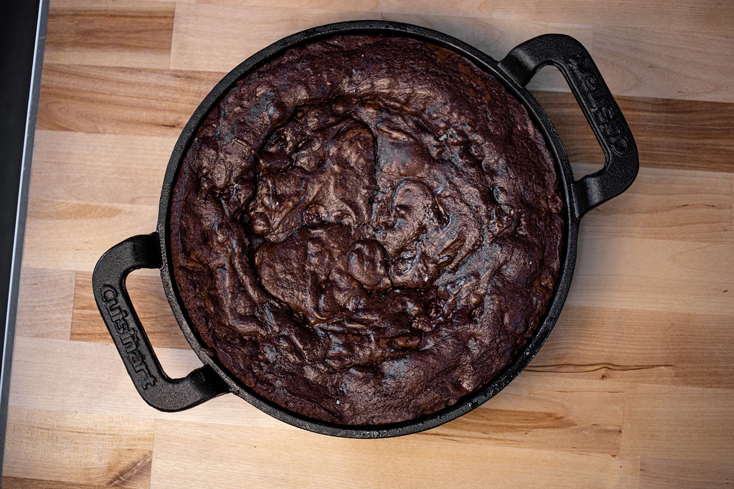 Cuisinart CCP-1000, Pre-Seasoned Cast Iron Griddle Pan, 10