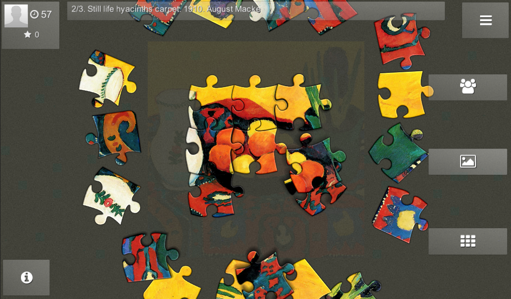 Art Mini Puzzle & SlideShow Famous ART Gallery, SlideShow and Jigsaw