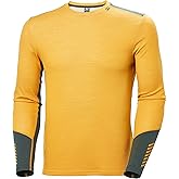 Helly-Hansen LIFA Merino Midweight Crew Base Layer for Men - Warm & Breathable, Ideal for Winter Sports & Outdoor Activities
