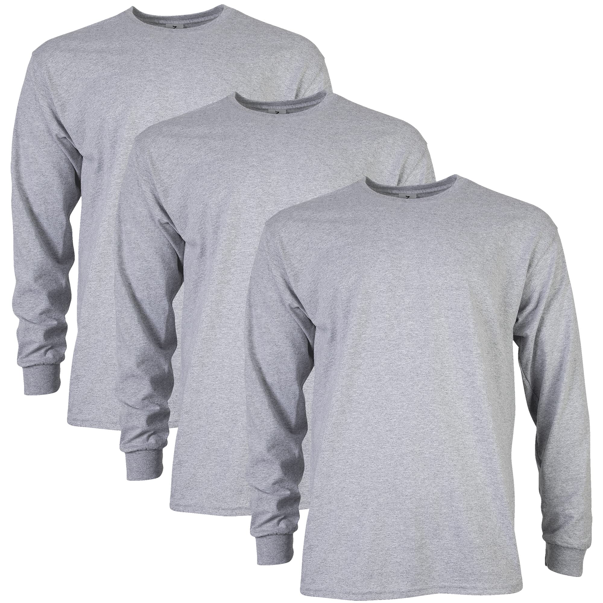 Gildan Ultra Cotton Adult Long Sleeve T-Shirt (g2400) (Pack Of 2) Royal-ForestGreen XL