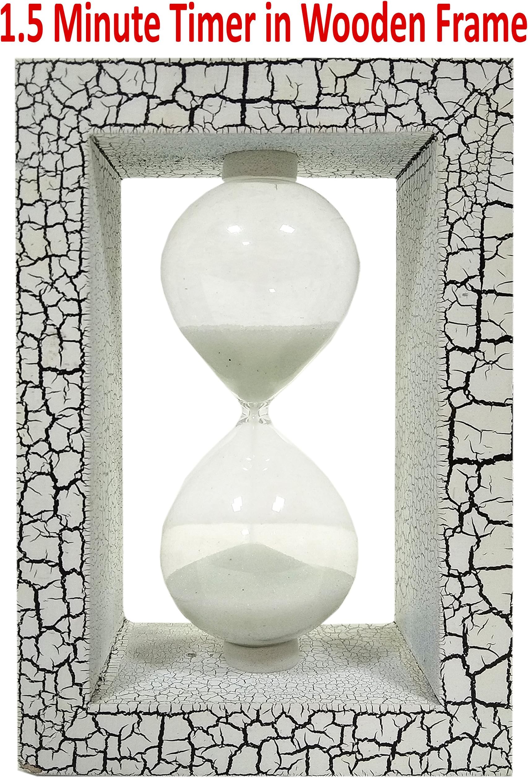 Keshav Online Wooden Sand Timer Hourglass Clock 1.5 Minute