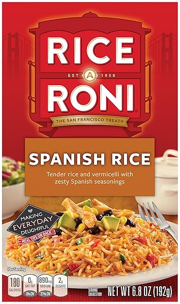 RICE-A-RONI SPANISH RICE MIX, 6.8 OUNCE