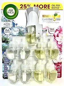 Air Wick Dual Pack Fragrance Bottles, 9 Count, Blue