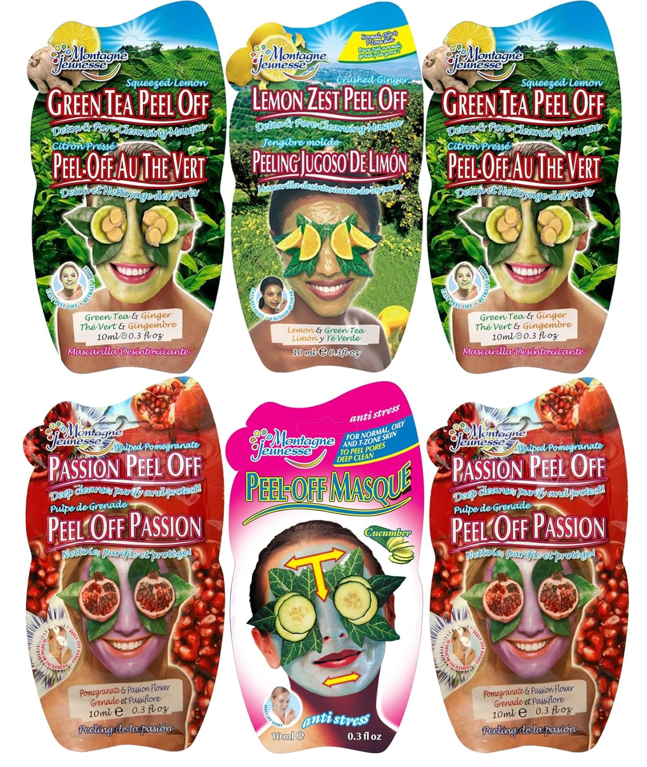 Amazoncom Montagne Jeunesse Peel And Reveal Face Masque