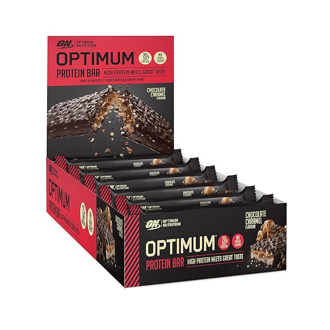 Optimum Protein Bar By Optimum Nutrition 10 X 60g Protein Bars