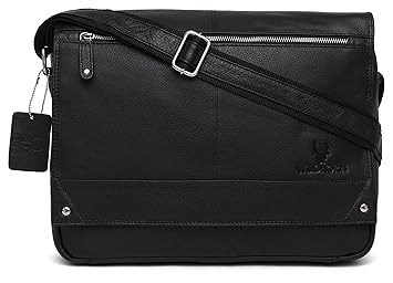 WildHorn Leather Brown Messenger Bag