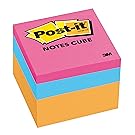 Post-it® Notes Cube, 2-Inch x 2-Inch, Orange Wave, 400 sheets per cube, 1 cube per pack, (2051-N-C)