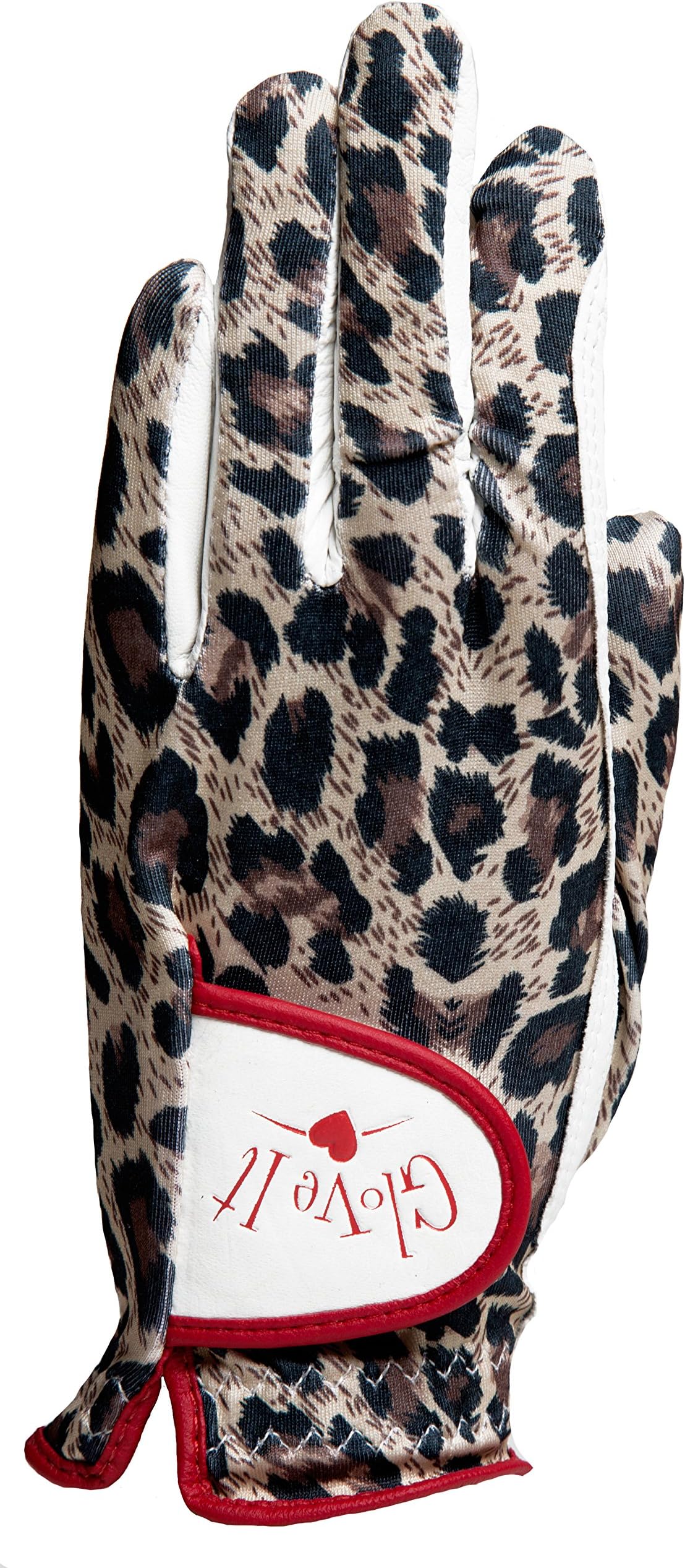 Glove ItLeopard Glove - Soft Cabretta Leather - UV Spectrum Protection - Ladies Performance Grip Gloves for Golfing & Sports