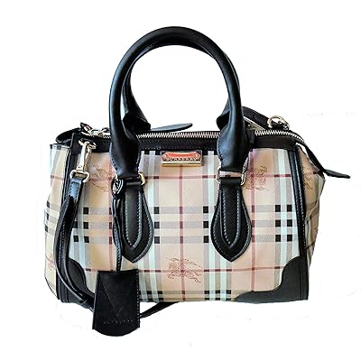 Bolso tote Burberry Check con adornos de cuero Guatemala Ubuy