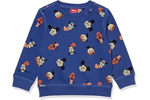 Amazon Essentials Disney | Marvel | Star Wars Boys and Toddlers' Fleece Pullover Crew Sweatshirt