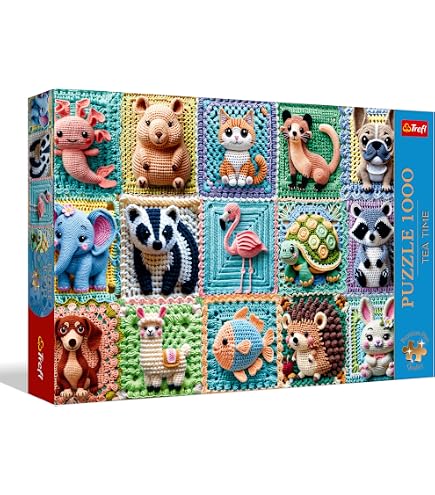 Trefl Funny Cats Faces 1500 Piece Jigsaw Puzzle – 85x58 Cm, Anti-Reflective Finish, For Adults & Teens 12+
