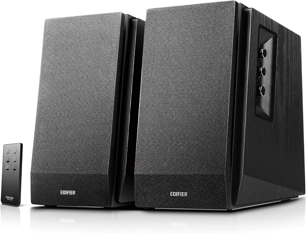 Edifier R1700BT 2.0 Wireless Bluetooth Shelf Speakers Pair Black