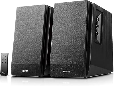 Edifier R1700BT 2.0 Wireless Bluetooth Shelf Speakers Pair Black