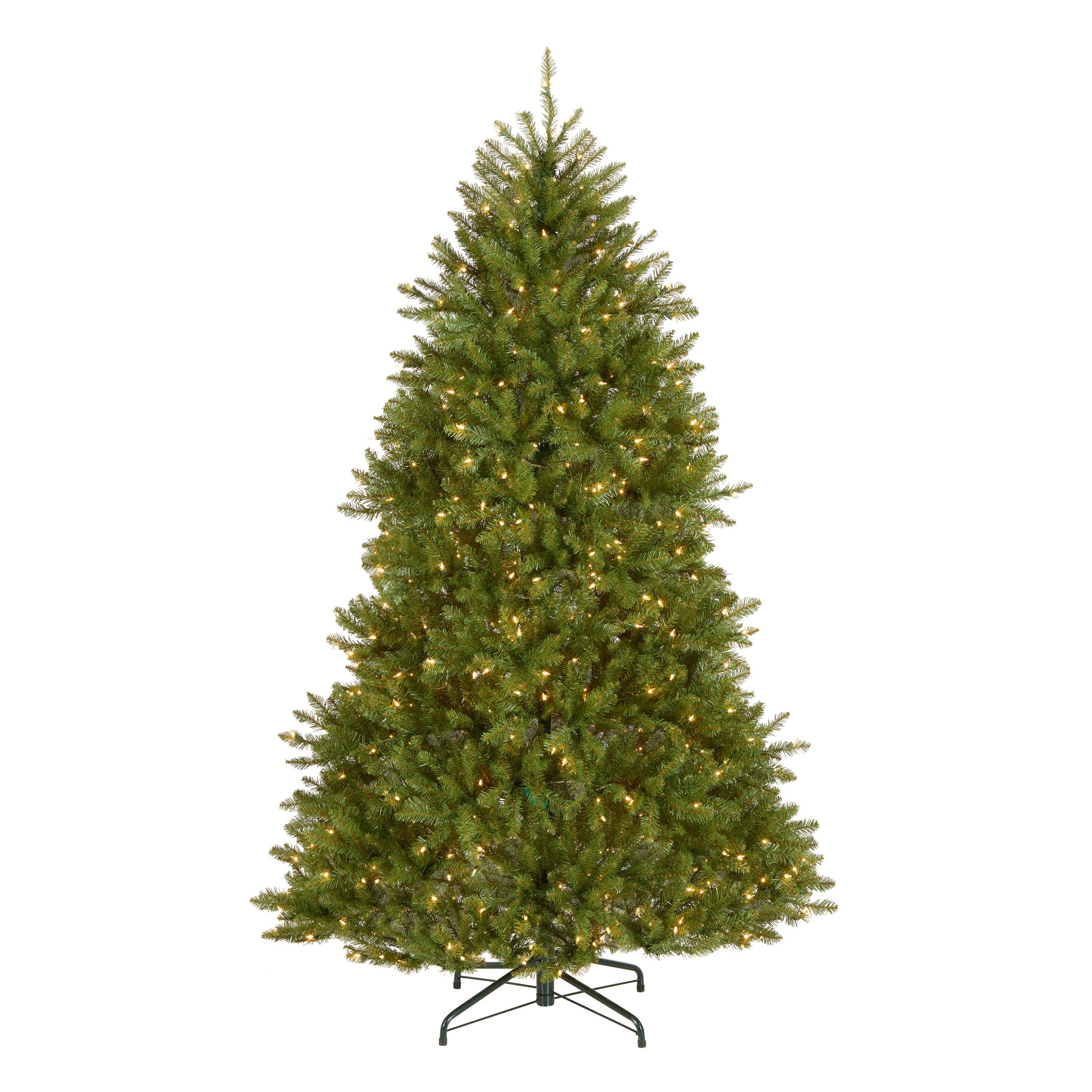 Photo 1 of ***STOCK PHOTO FOR REFERENCE ONLY***National Tree Company 7 ft Pre-Lit Dunhill Fir Full Artificial Christmas Tree, 700 Clear Lights, 2,144 Tips, Includes Stand, Green