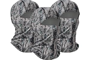 QINGLONGLIN Balaclava Ski Mask 3 Pieces Full Face Cover for Men and Women Breathable Full Face Mask for Skiing Outdoor Sports