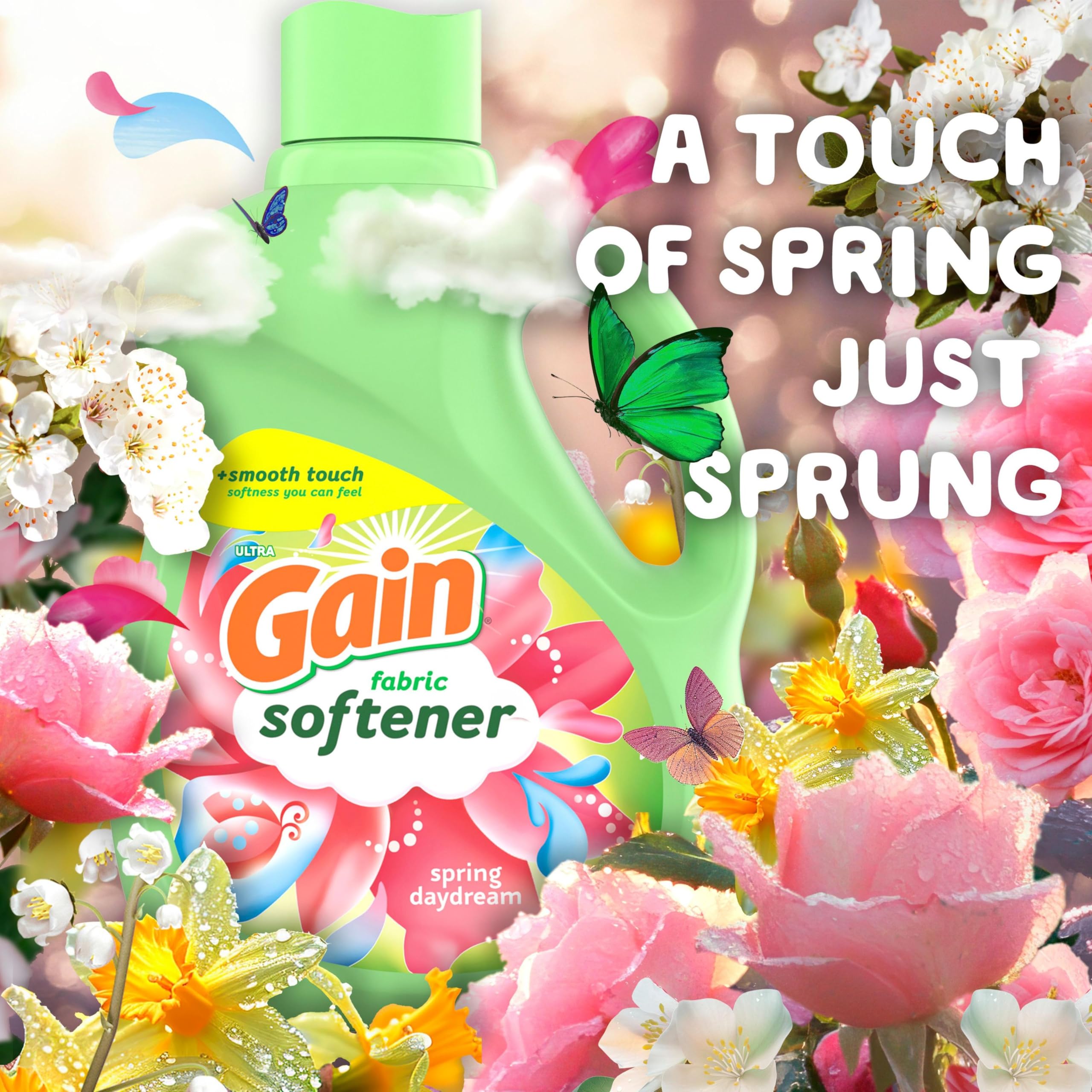 Gain Fabric Softener, Spring Daydream, 140 fl oz, 190 Loads