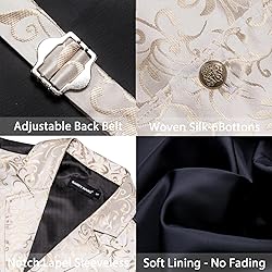 Barry.Wang Beige Victorian Vest Loki Men Costume