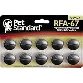 PET Standard RFA-67 Batteries for PetSafe Products, 10-Pack | Compatible with PetSafe battery-operated pet products and select receiver collars. Includes 10 RFA-67 6V batteries.