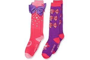 JoJo Siwa Girls' Big 2 Pack Knee High Socks